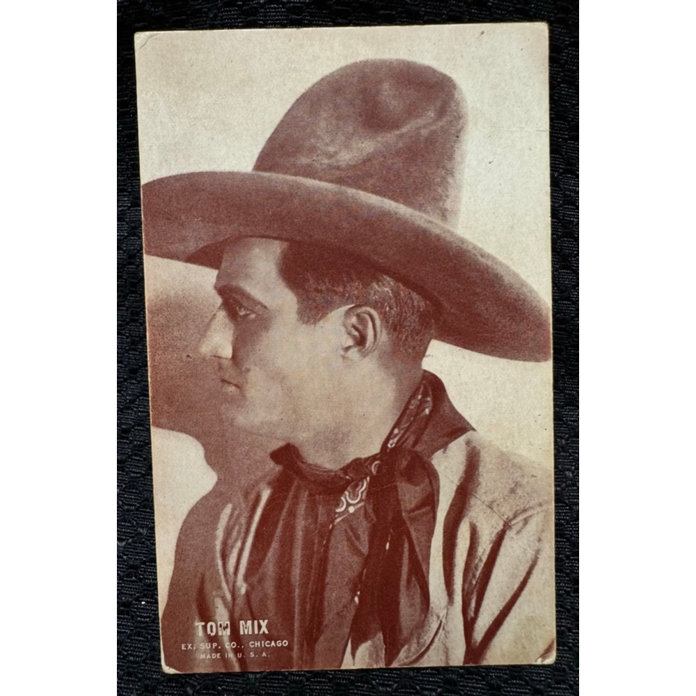 Postcard: Tom Mix Exhibit Supply Company Chicago, IL